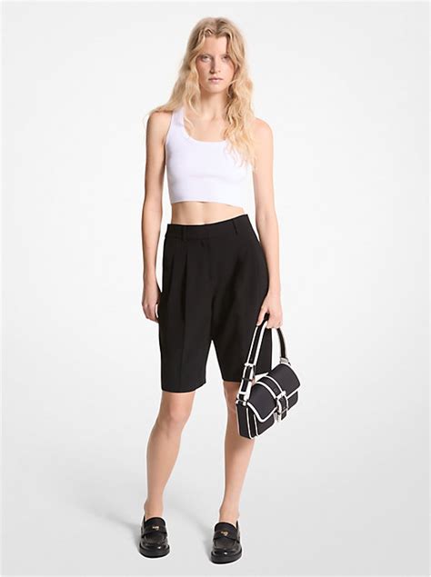 bermuda michael kors|Crepe Bermuda Shorts .